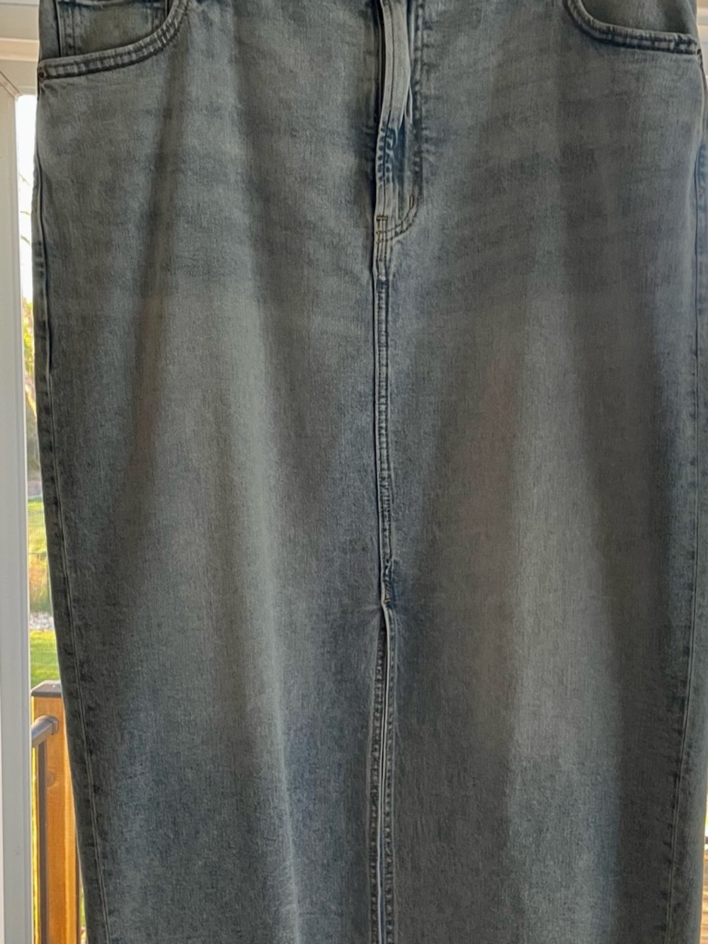 GAP women’s Denim Maxi Skirt 14 tall